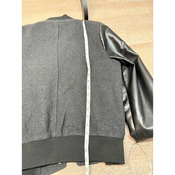 Seven for All Mankind Black and Gray Bomber Jacket Size M - Picture 9 of 9
